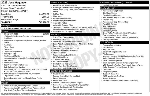 Used 2023 Jeep Wagoneer 4WD image 10