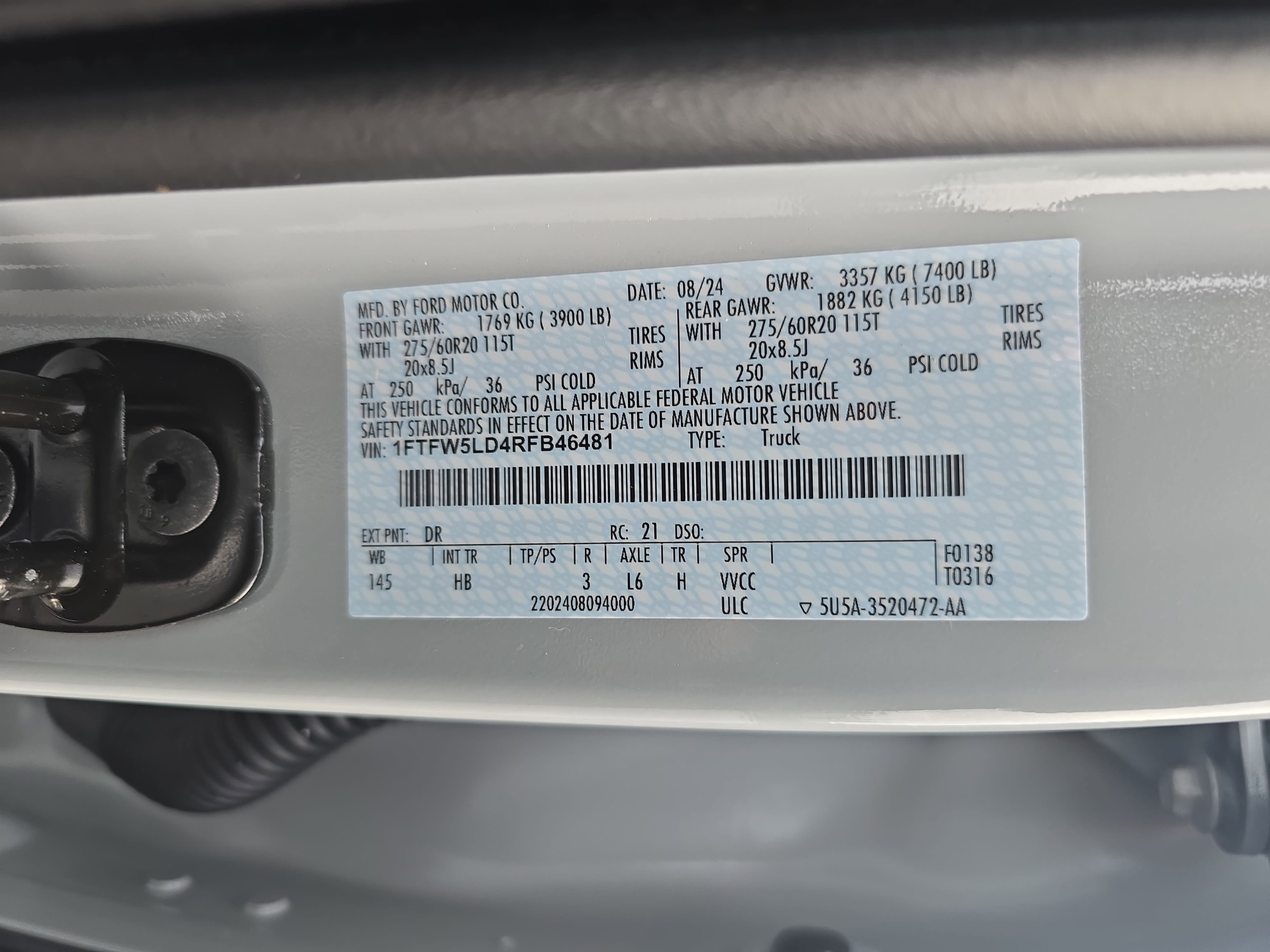 Used 2024 Ford F150 Lariat w/ Bed Utility Package image 35