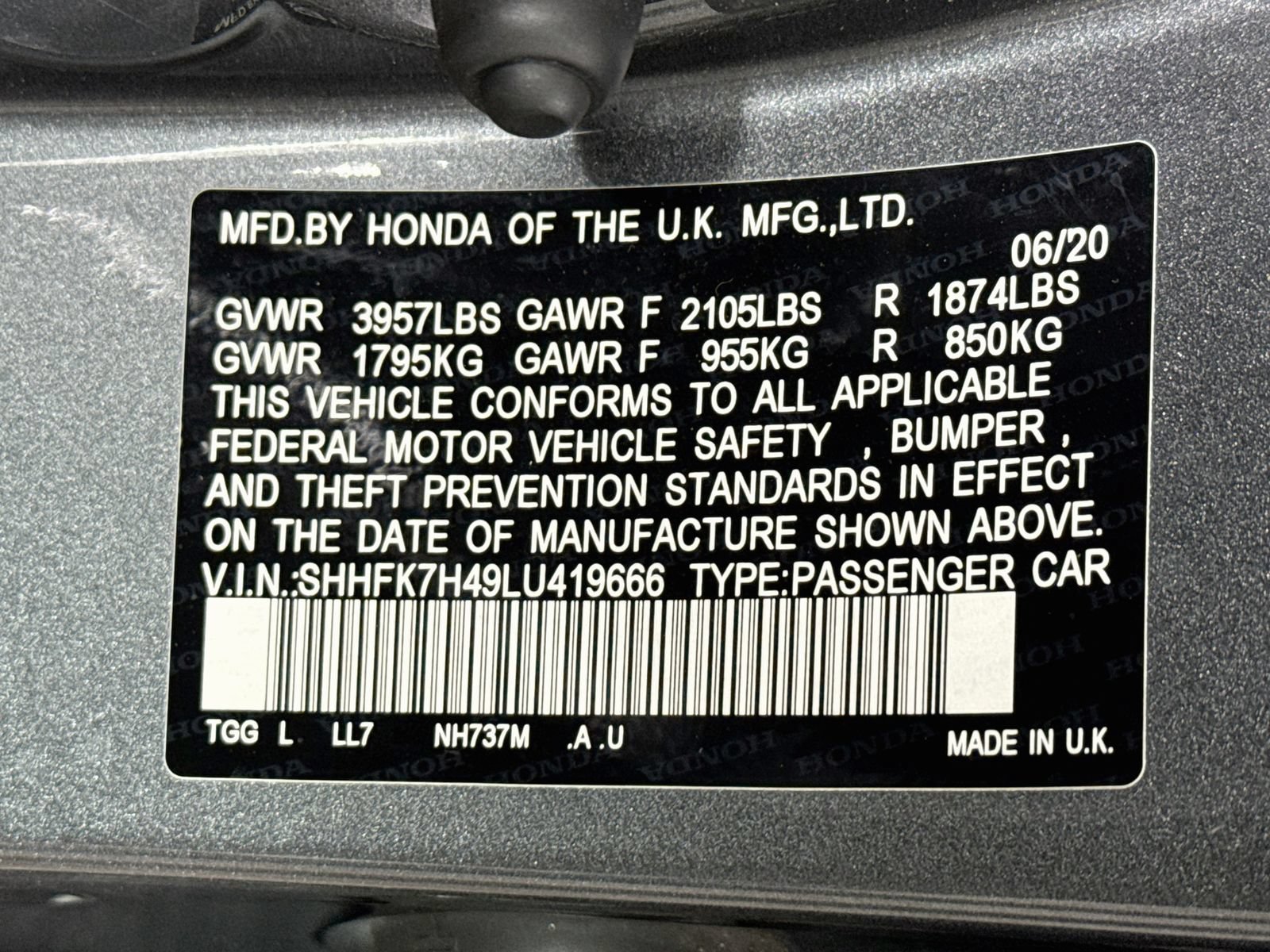 Used 2020 Honda Civic Sport image 29