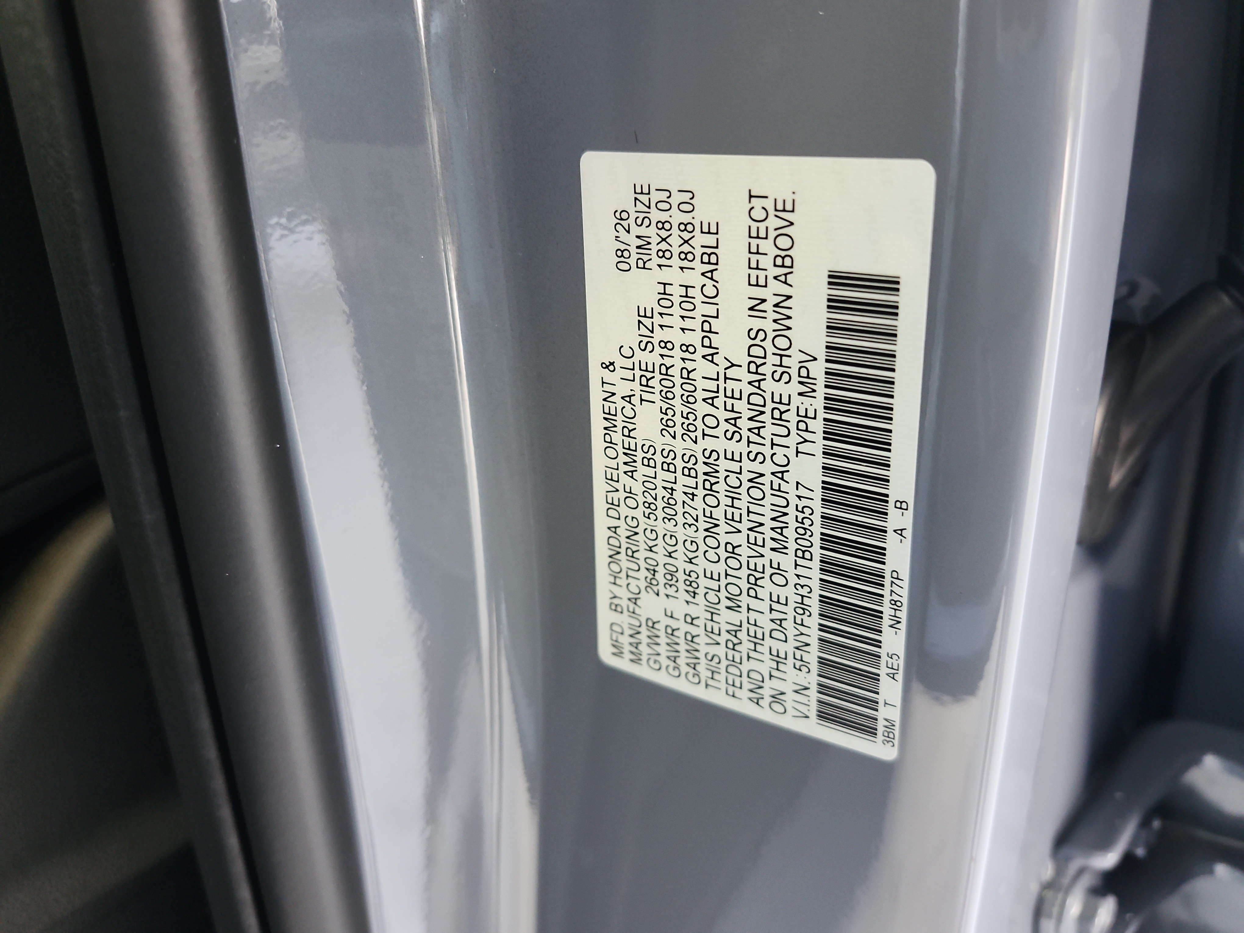 New 2026 Honda Passport RTL image 24