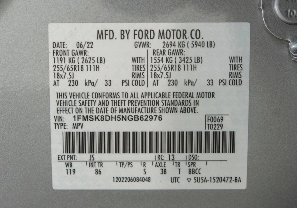 Used 2022 Ford Explorer XLT AWD/4WD image 36