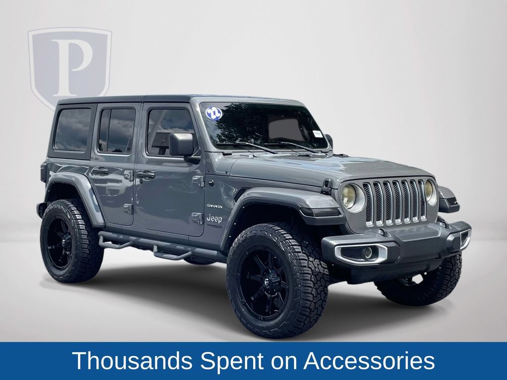 Used 2022 Jeep Wrangler Unlimited Sahara AWD/4WD image 2