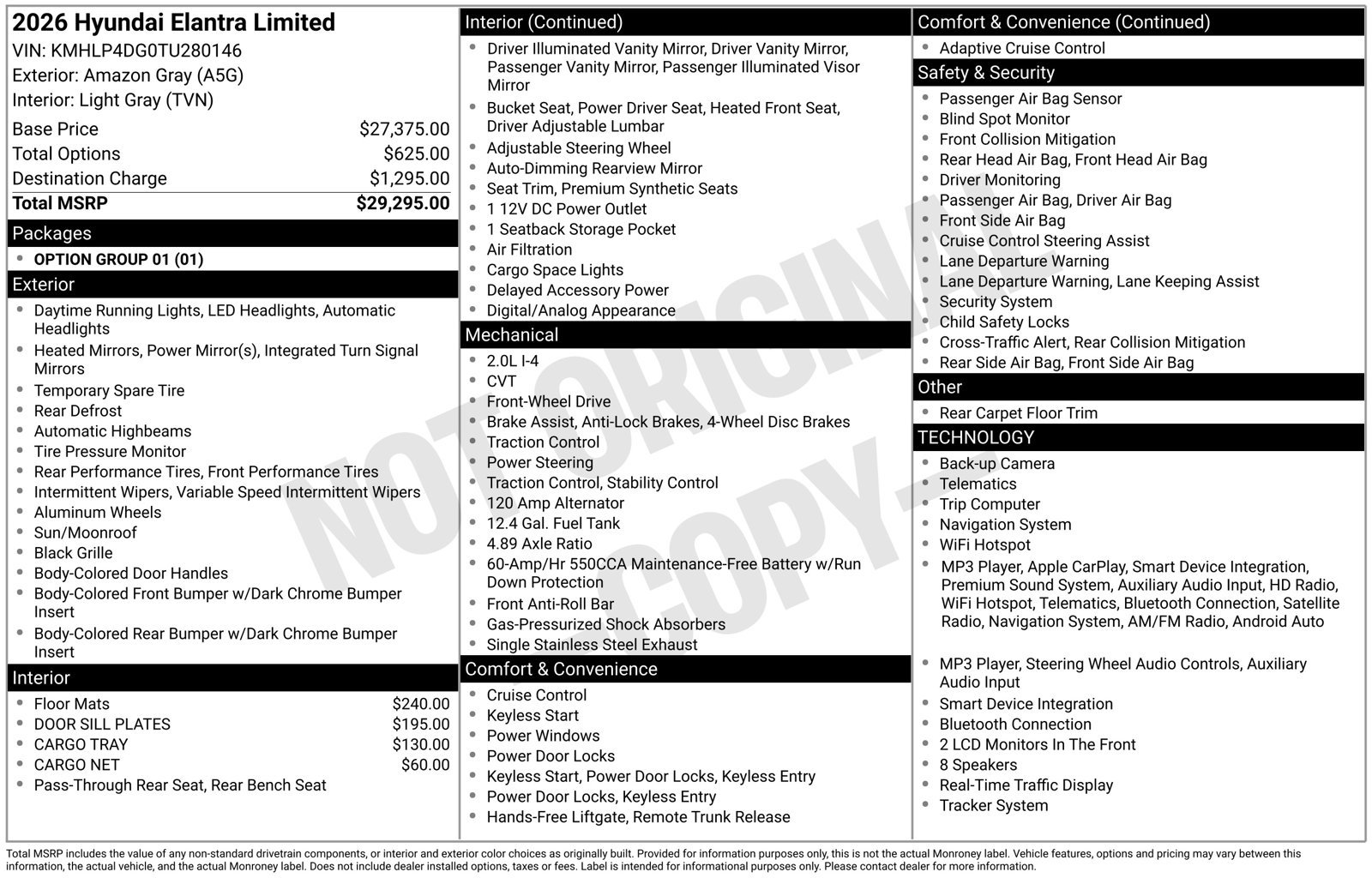New 2026 Hyundai Elantra Limited FWD image 4