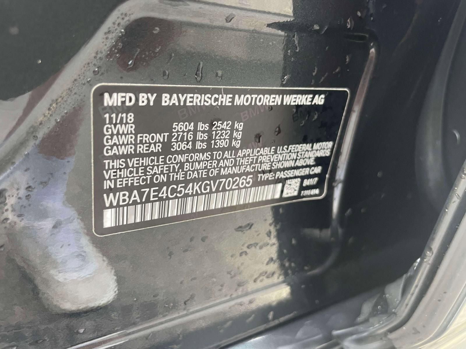 Used 2019 BMW 740i xDrive w/ M Sport Package image 20