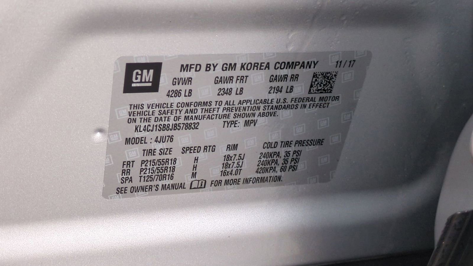 Used 2018 Buick Encore Sport Touring w/ Safety Package image 38