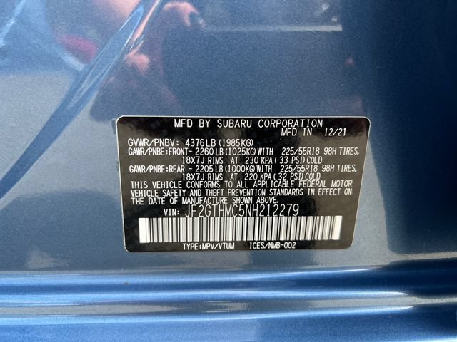 Used 2022 Subaru Crosstrek 2.5i Limited w/ Moonroof Package 1 AWD/4WD image 17
