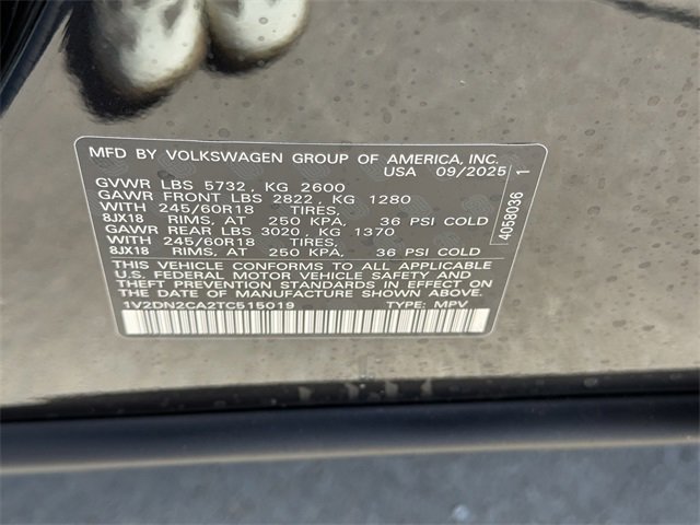 New 2026 Volkswagen Atlas SE image 21