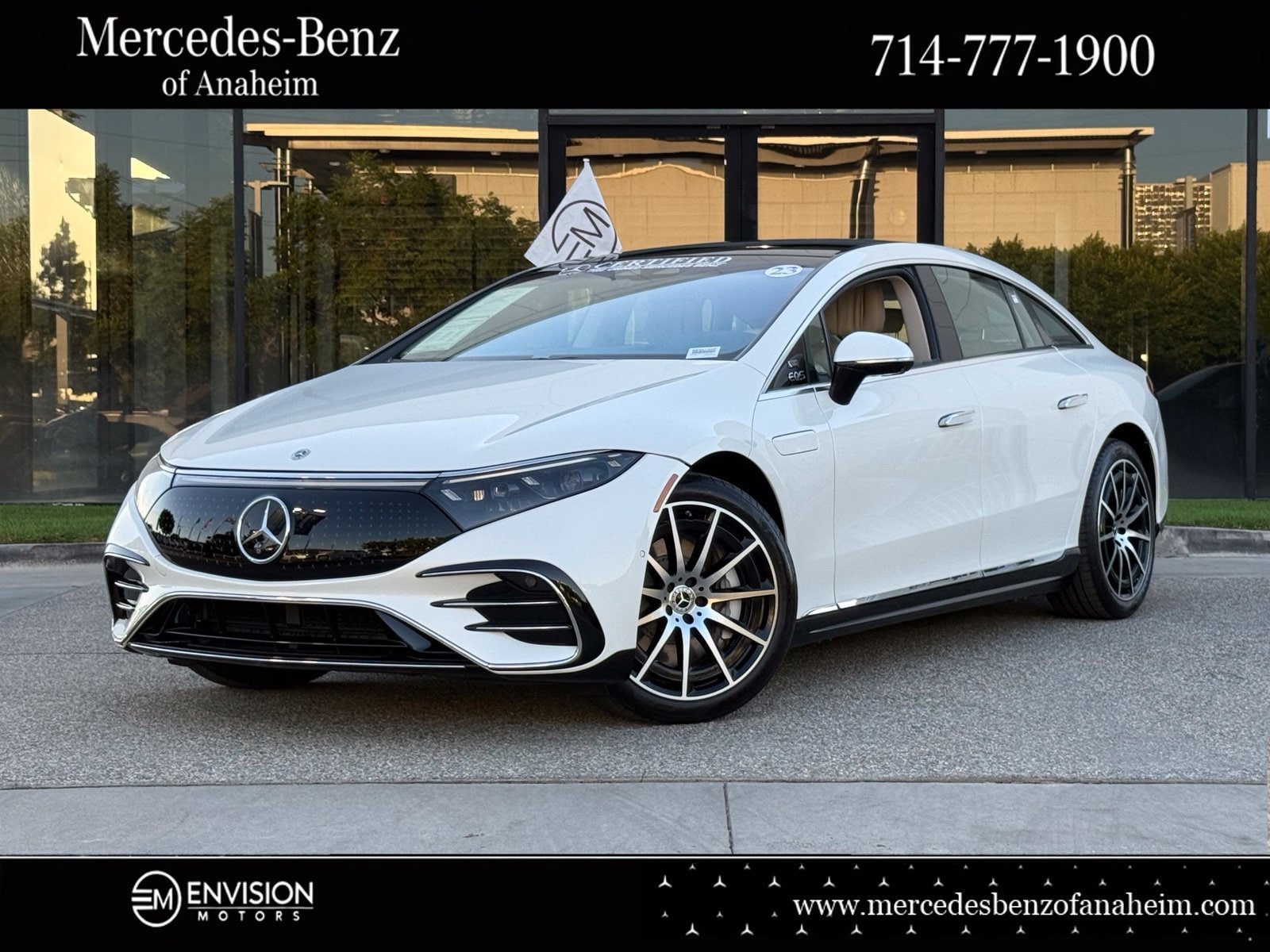 Used 2023 Mercedes-Benz EQS 580 4MATIC Sedan image 1