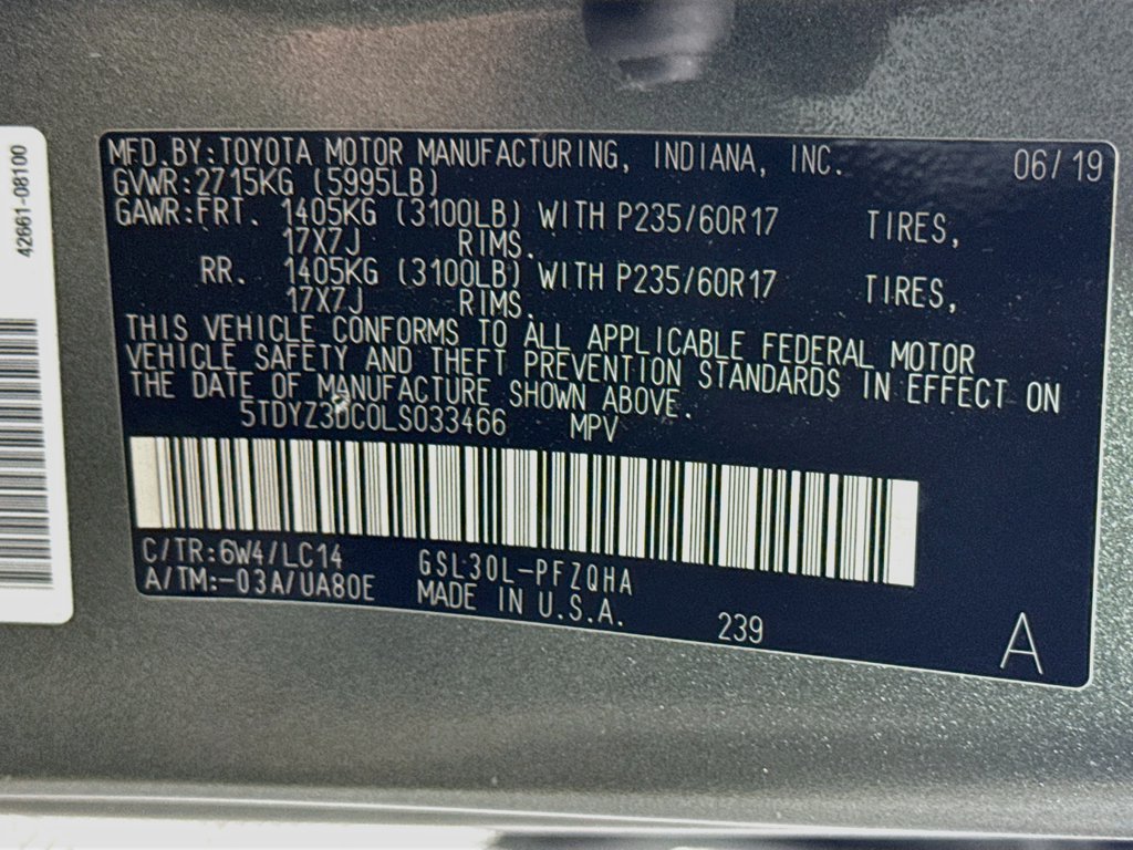 Certified 2020 Toyota Sienna XLE w/ XLE Navigation Package FWD image 40