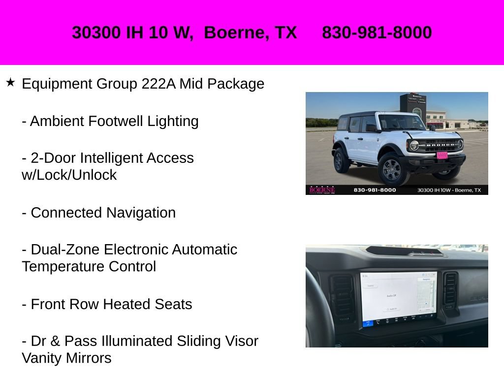 Used 2025 Ford Bronco Big Bend AWD/4WD image 10