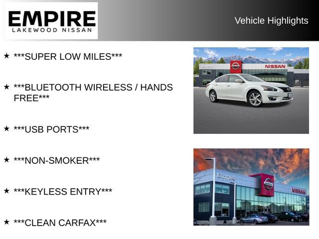 Used 2014 Nissan Altima 2.5 SV FWD image 2