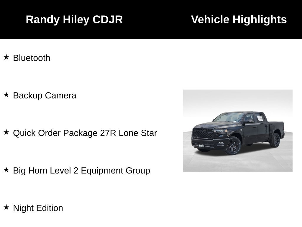 New 2026 RAM 1500 Lone Star AWD/4WD image 5