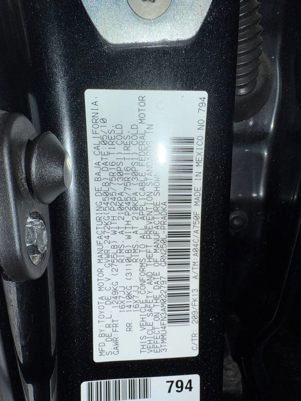 Used 2010 Toyota Tacoma 4x4 Double Cab image 19