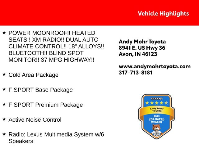 Used 2019 Lexus UX 200 F Sport w/ F Sport Premium Package FWD image 2