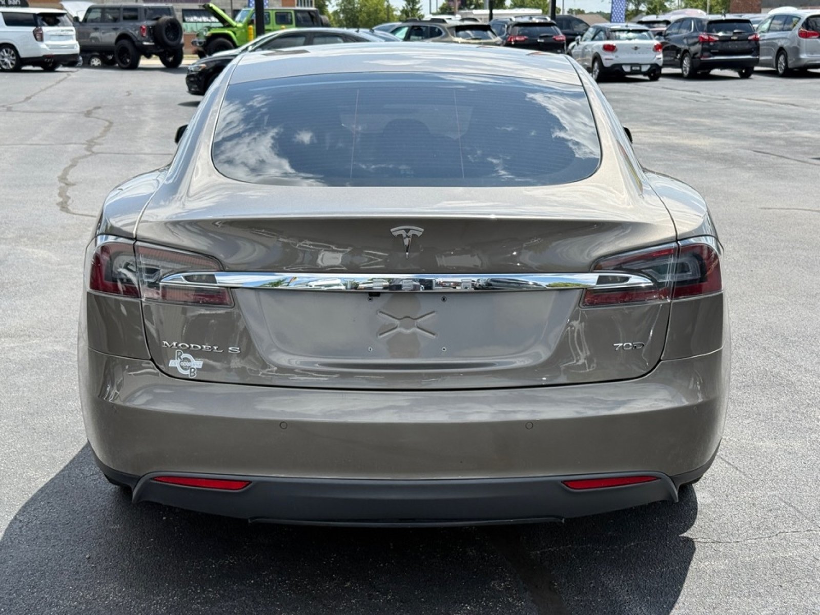 Used 2015 Tesla Model S 70D AWD/4WD image 7