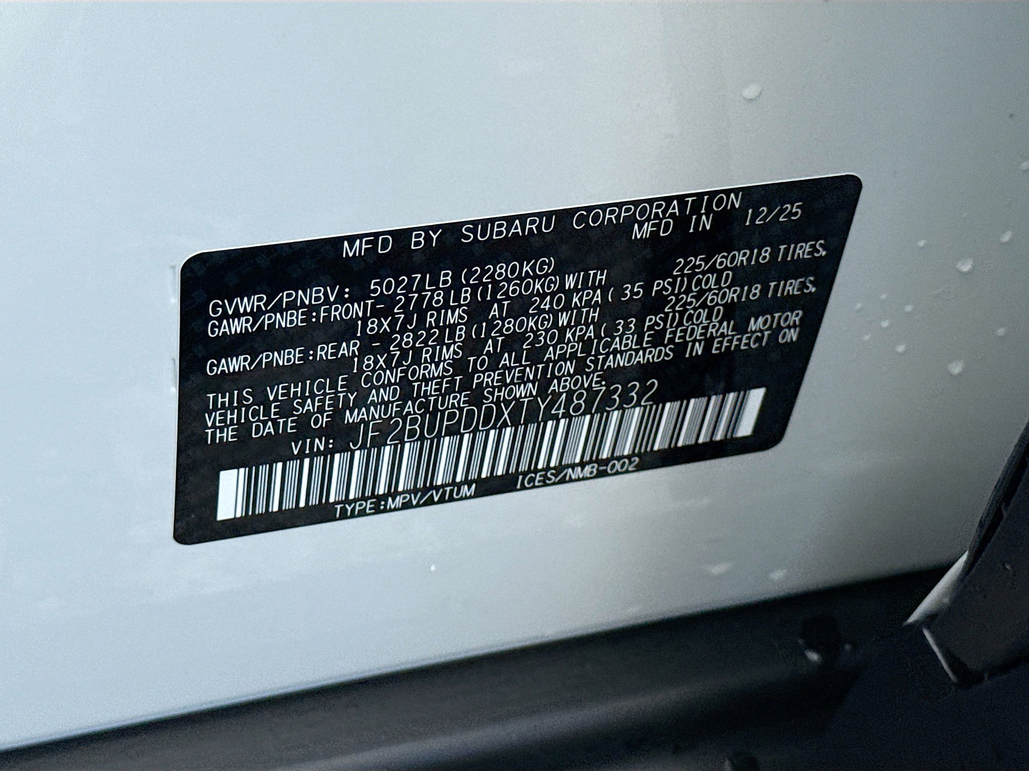New 2026 Subaru Outback Limited image 42
