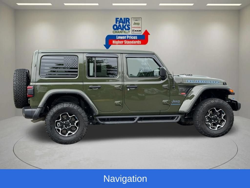 Used 2023 Jeep Wrangler Unlimited Rubicon 4xe w/ Cold Weather Group AWD/4WD image 7