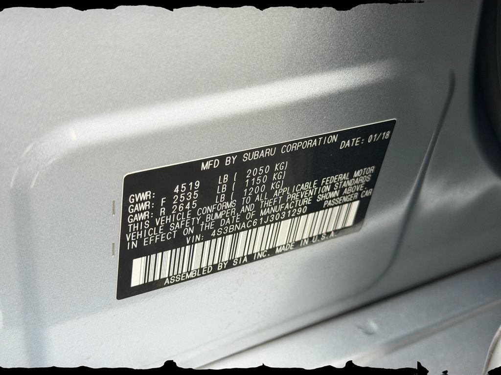 Used 2018 Subaru Legacy 2.5i Premium AWD/4WD image 30