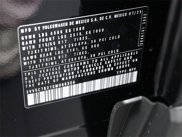 New 2025 Volkswagen Taos S image 20