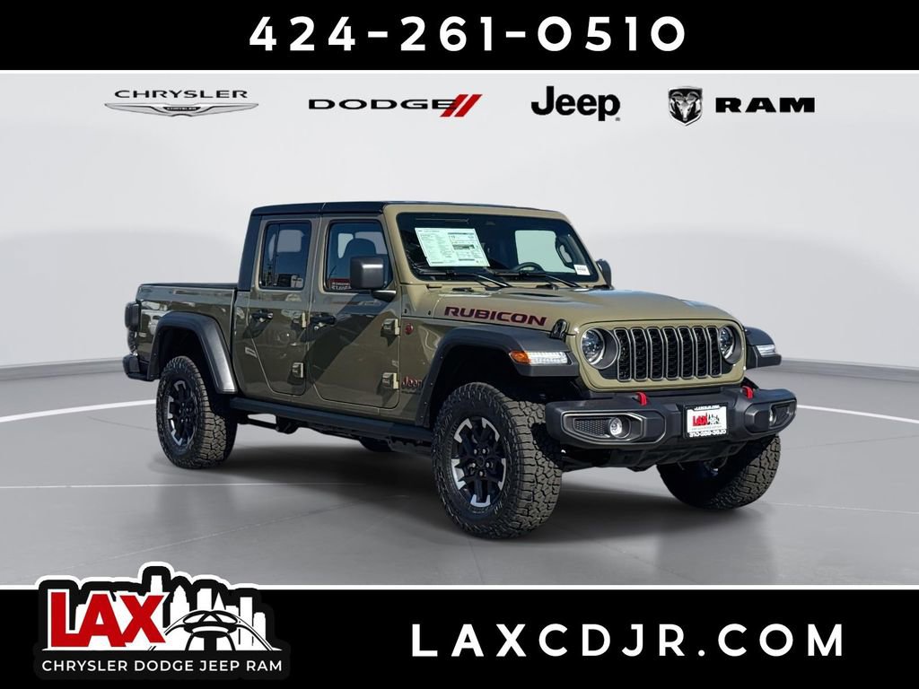 New 2026 Jeep Gladiator Rubicon w/ Steel Power Dome Hood Package AWD/4WD image 1