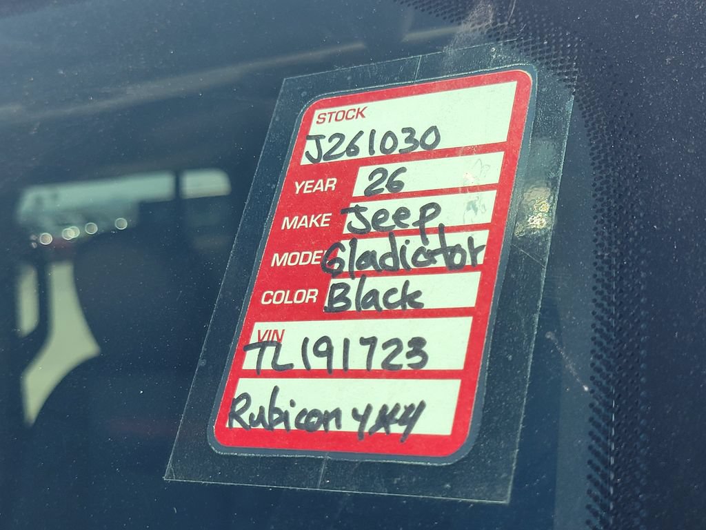 New 2026 Jeep Gladiator Rubicon AWD/4WD image 25
