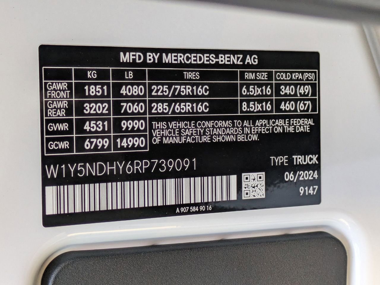 New 2024 Mercedes-Benz Sprinter 3500 image 15