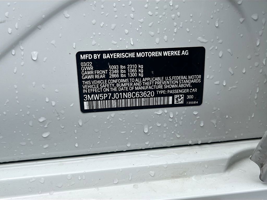Used 2022 BMW 330e w/ M Sport Package RWD image 15