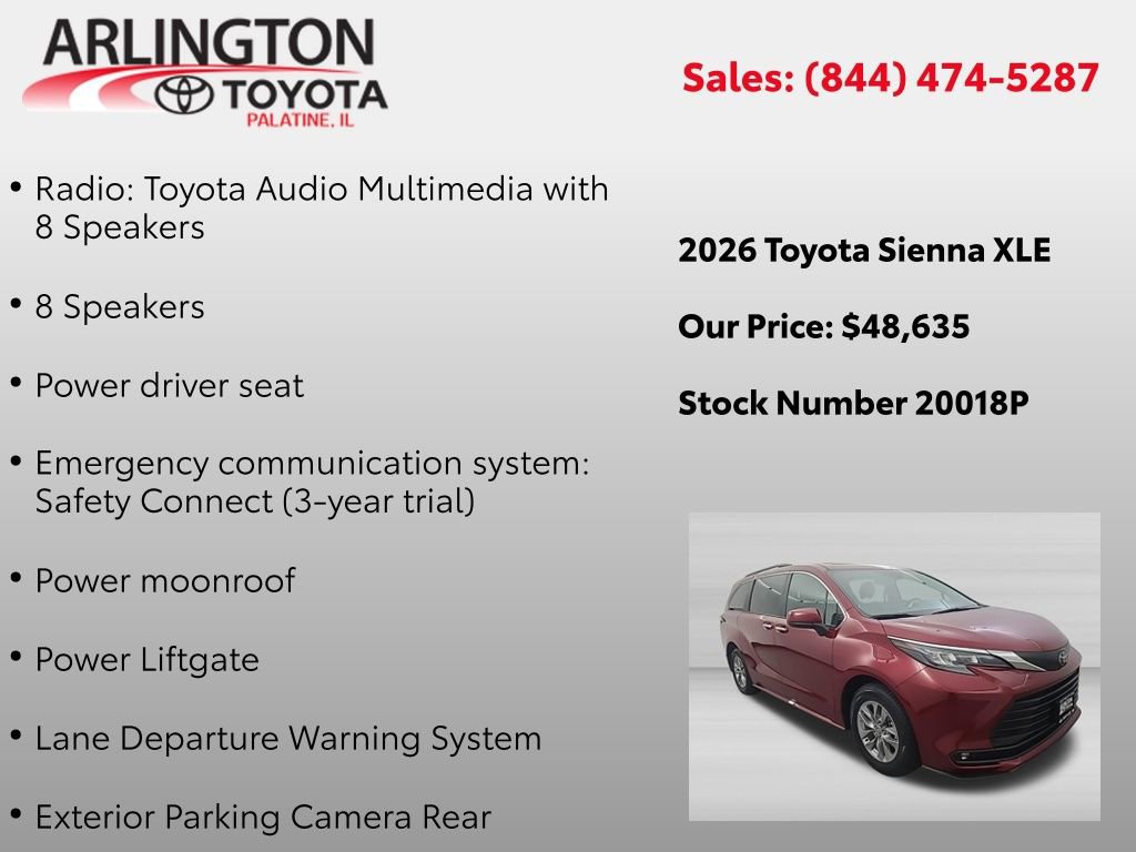 Used 2026 Toyota Sienna XLE image 4
