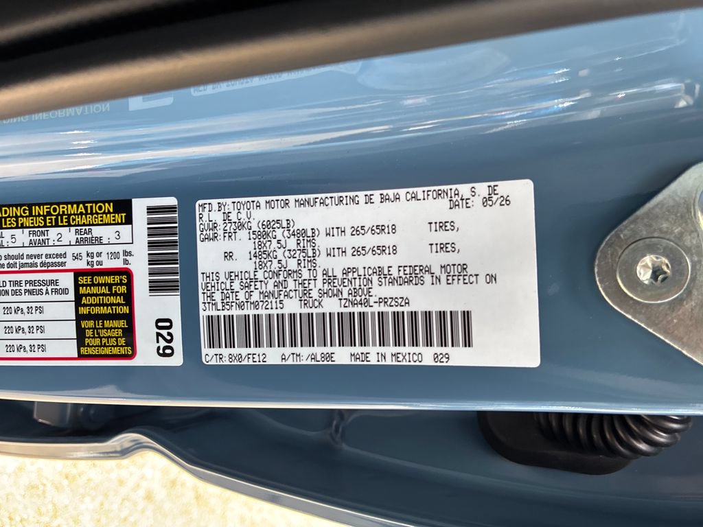 New 2026 Toyota Tacoma TRD Sport RWD image 47