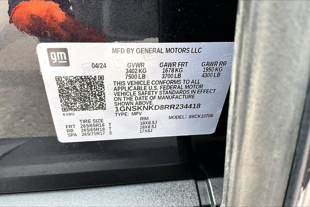 Used 2024 Chevrolet Tahoe LT AWD/4WD image 21