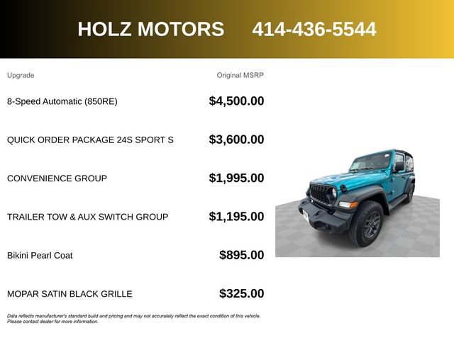 Used 2024 Jeep Wrangler Sport AWD/4WD image 5