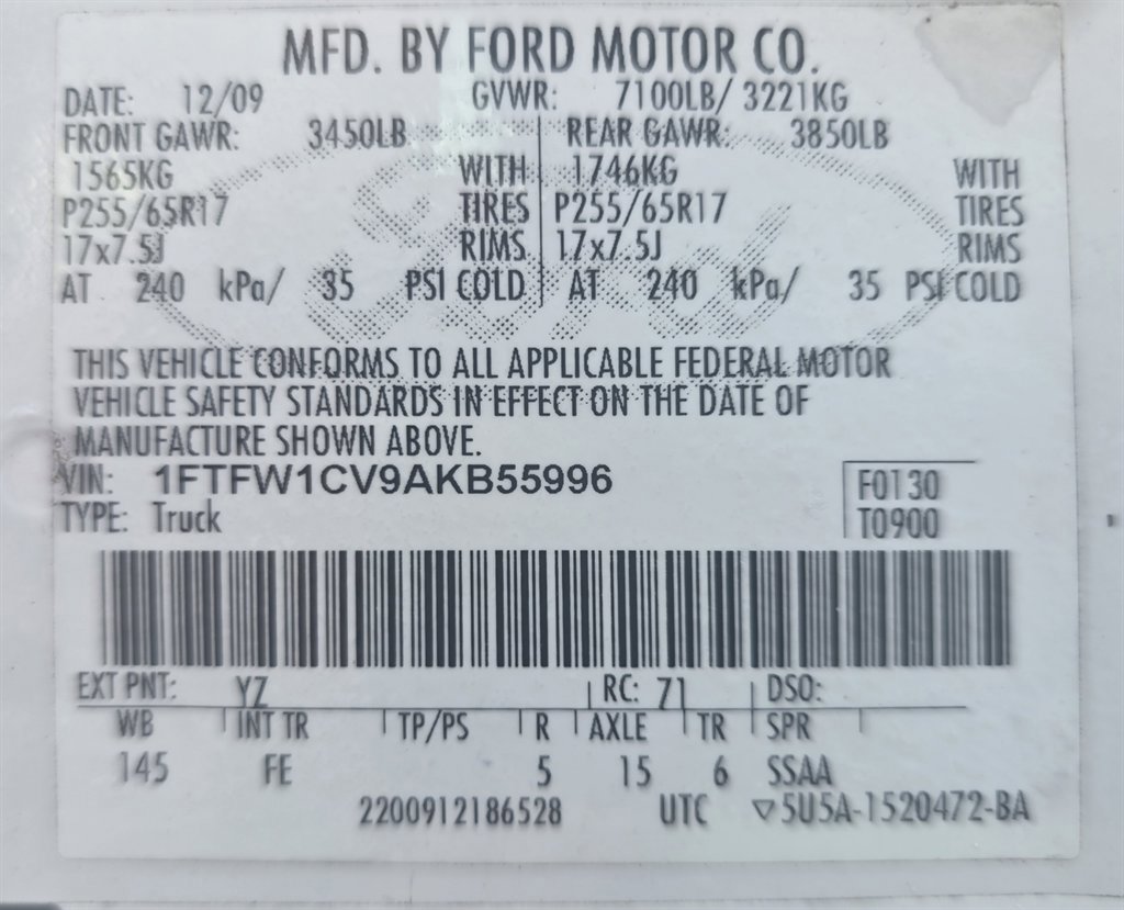 Used 2010 Ford F150 XLT RWD image 36