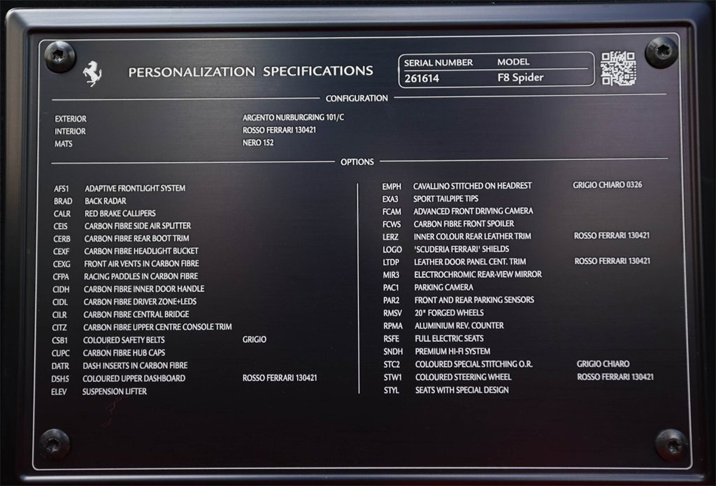 Certified 2021 Ferrari F8 Tributo image 50
