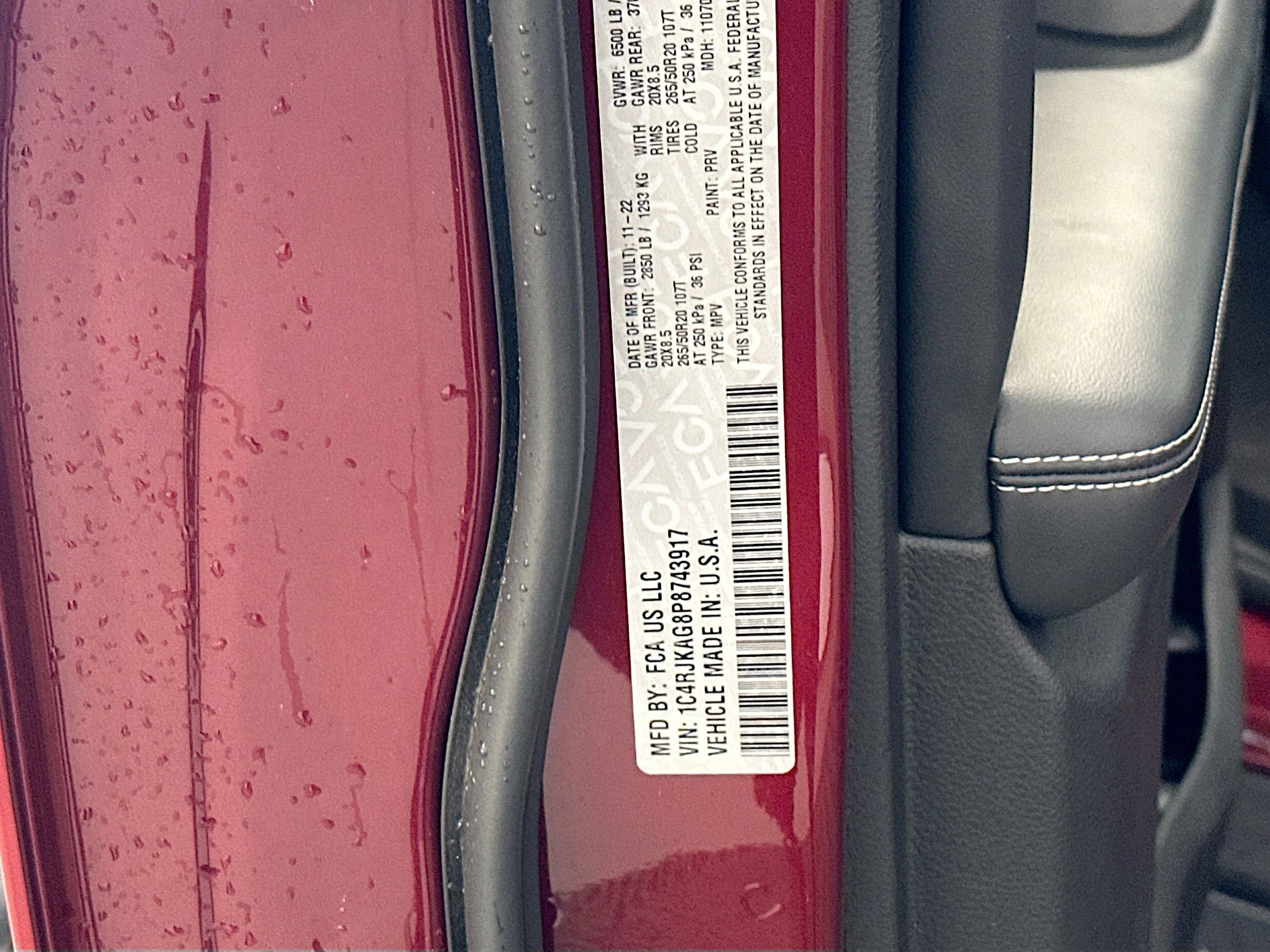 Used 2023 Jeep Grand Cherokee L Laredo AWD/4WD image 12