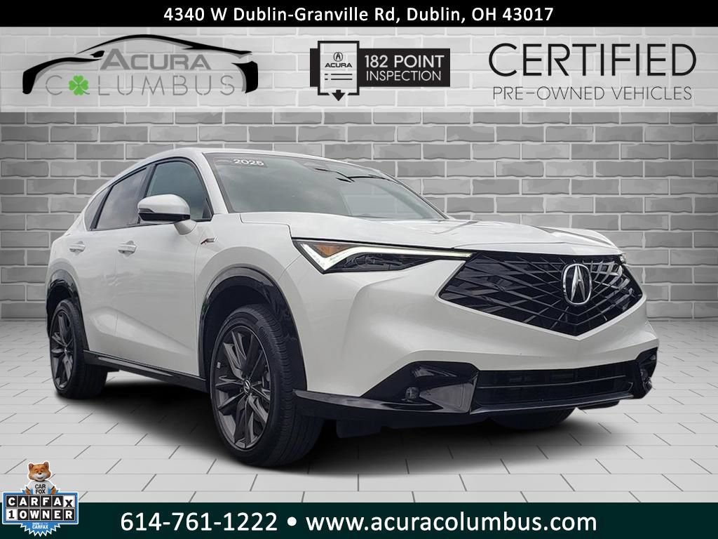 Certified 2025 Acura ADX A-Spec