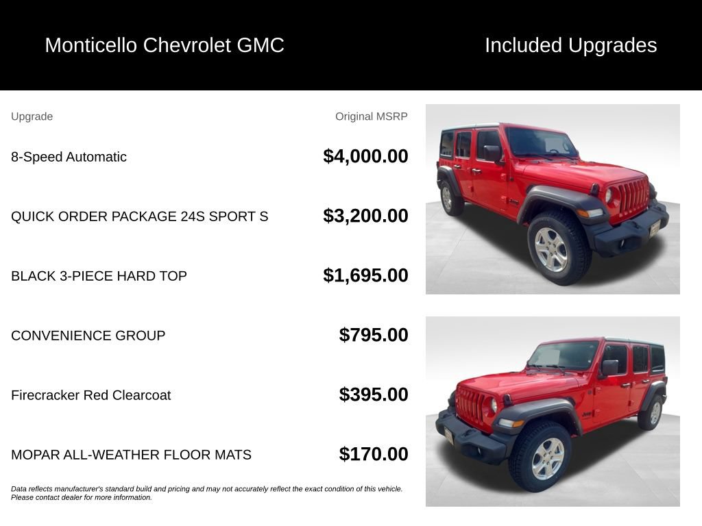 Used 2022 Jeep Wrangler Unlimited Sport AWD/4WD image 5