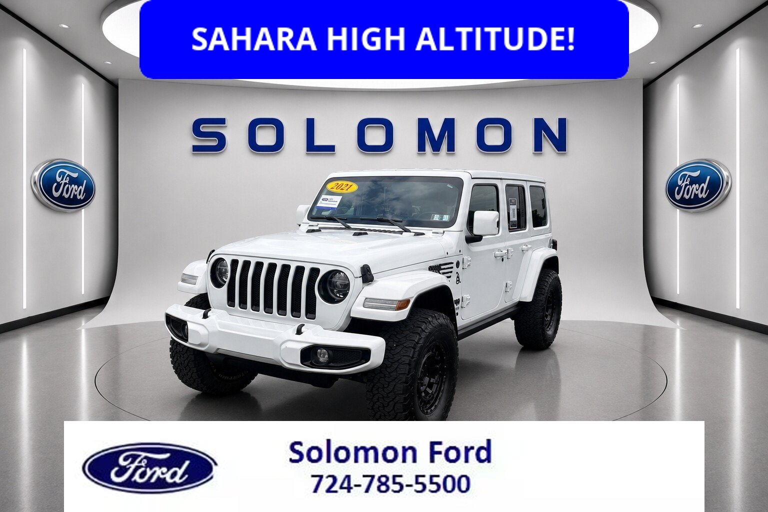Used 2021 Jeep Wrangler Unlimited Sahara AWD/4WD image 1