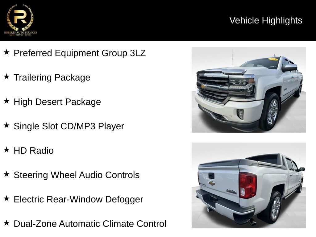 Used 2018 Chevrolet Silverado 1500 High Country w/ High Desert Package AWD/4WD image 9