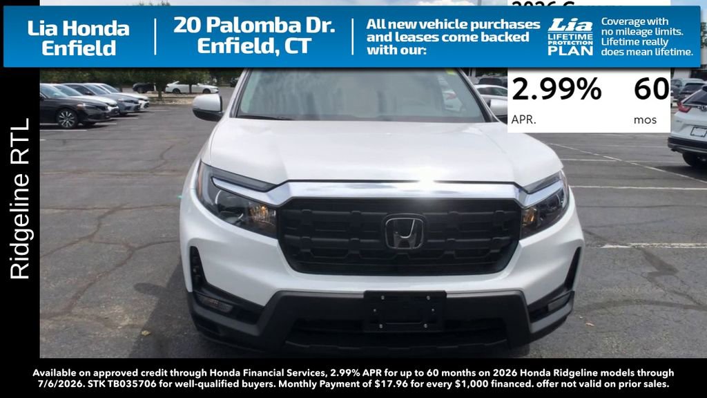 New 2026 Honda Ridgeline RTL image 3