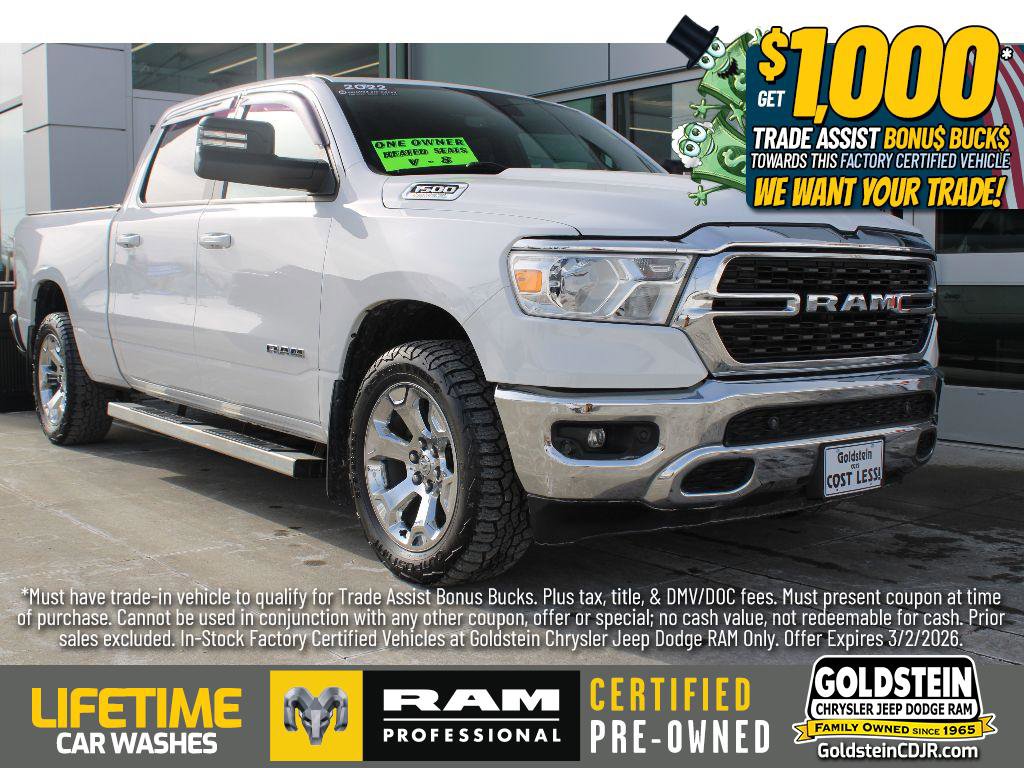 Certified 2022 RAM 1500 Big Horn