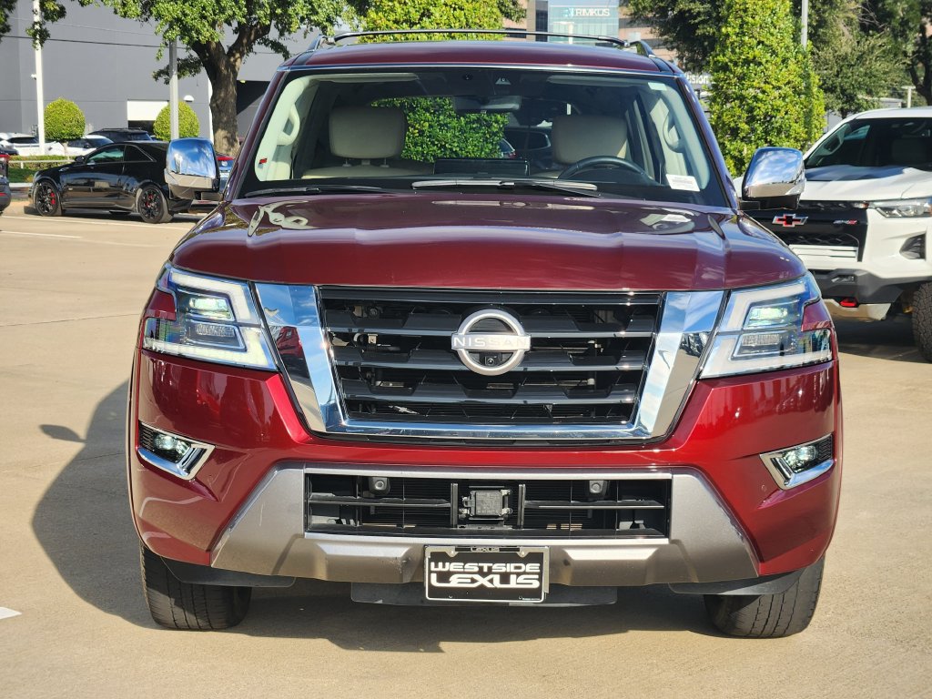 Used 2022 Nissan Armada Platinum w/ Captain's Chairs Package RWD image 2