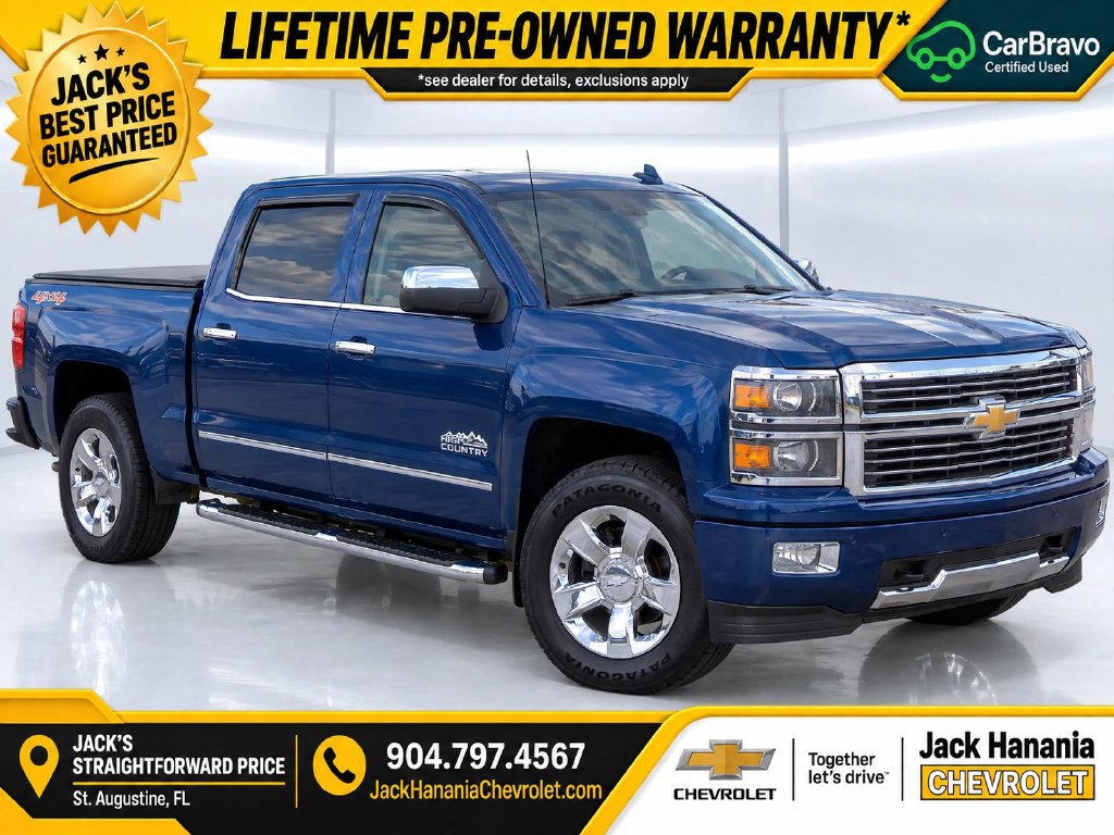 Certified 2015 Chevrolet Silverado 1500 High Country w/ High Country Premium Package AWD/4WD image 1