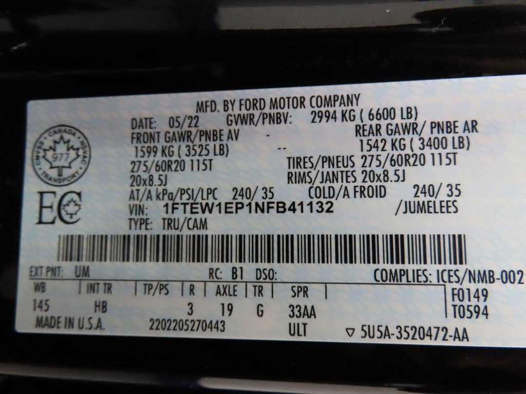 Used 2022 Ford F150 Lariat image 60