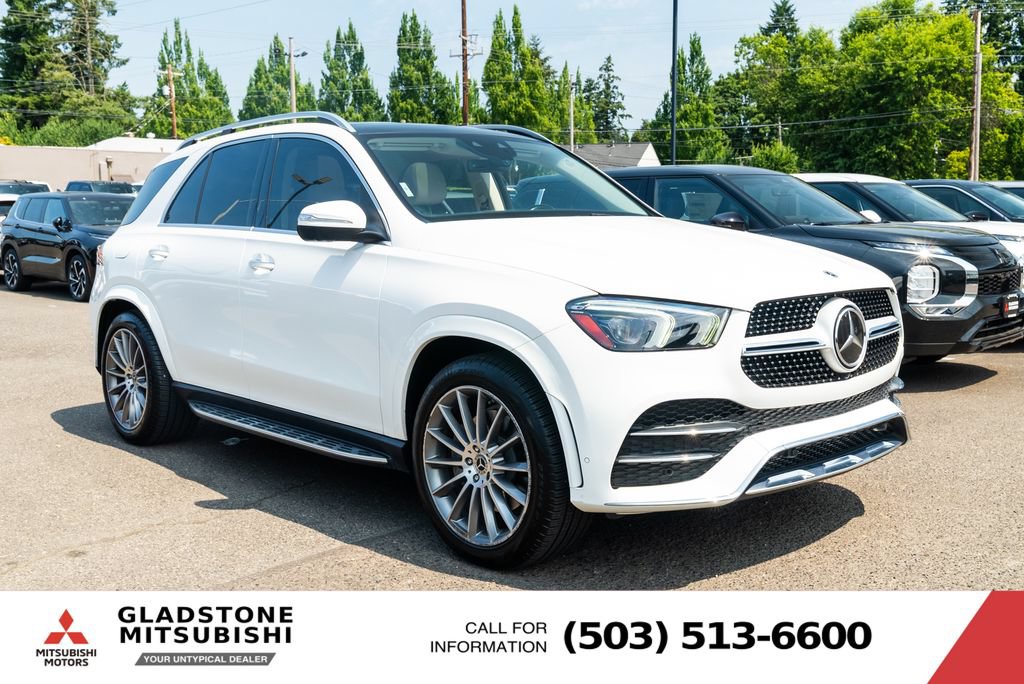 Used 2021 Mercedes-Benz GLE 450 4MATIC w/ AMG Line Exterior image 1