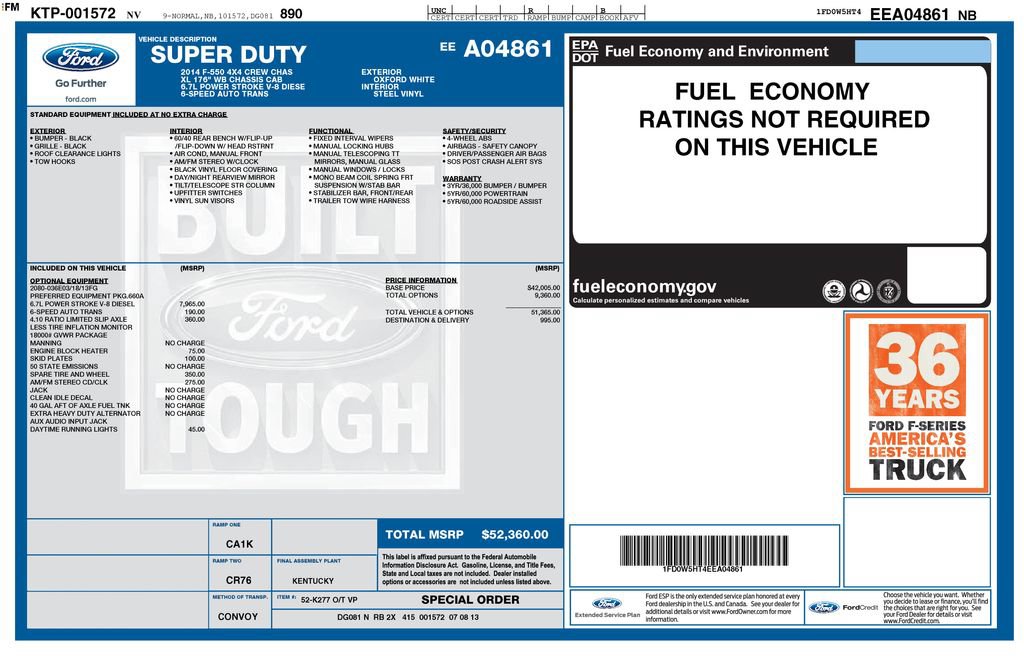 Used 2014 Ford F550 4x4 Crew Cab Super Duty image 9
