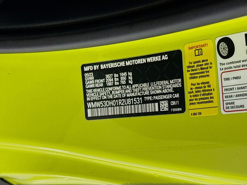 Certified 2024 MINI Cooper S w/ Signature Upholstery Package FWD image 33