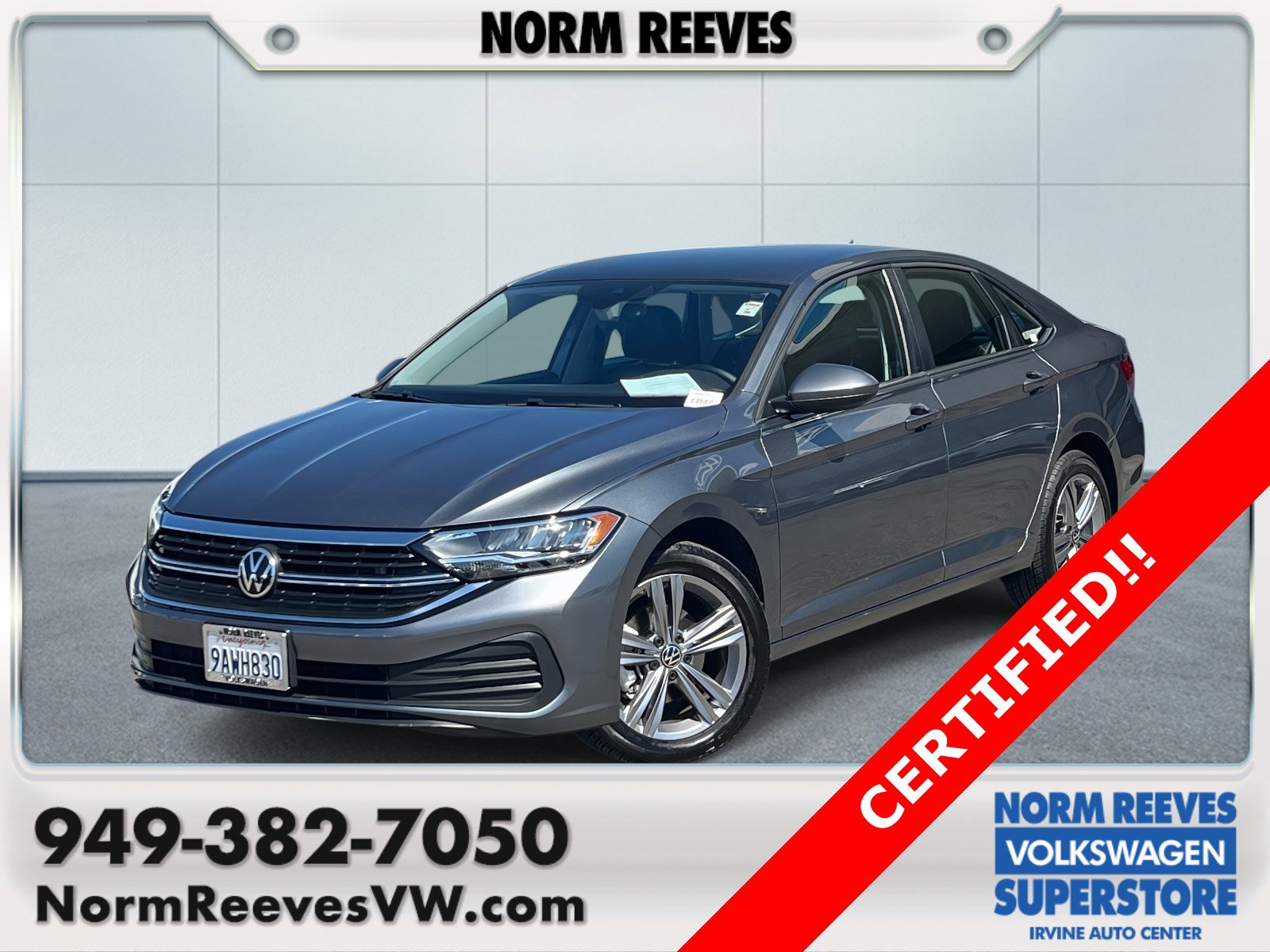 Certified 2022 Volkswagen Jetta SE