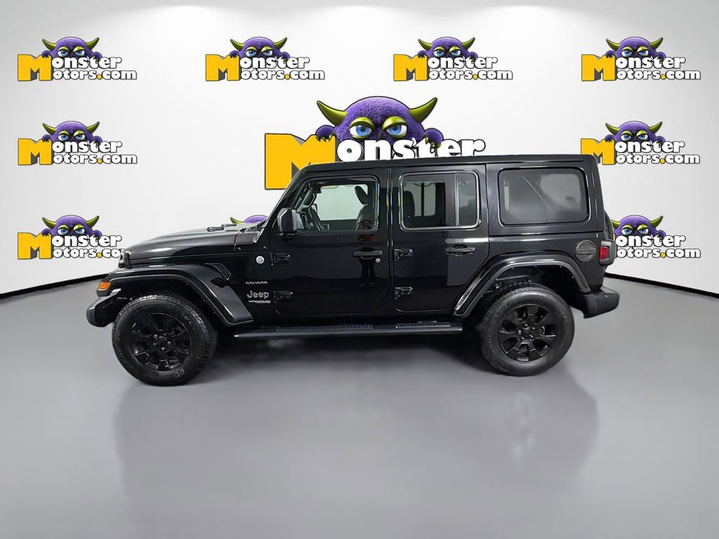 Used 2021 Jeep Wrangler Unlimited Sahara w/ Uconnect 4C Nav & Sound Group image 8