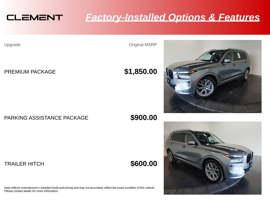 Used 2023 BMW X7 xDrive40i w/ Premium Package AWD/4WD image 16