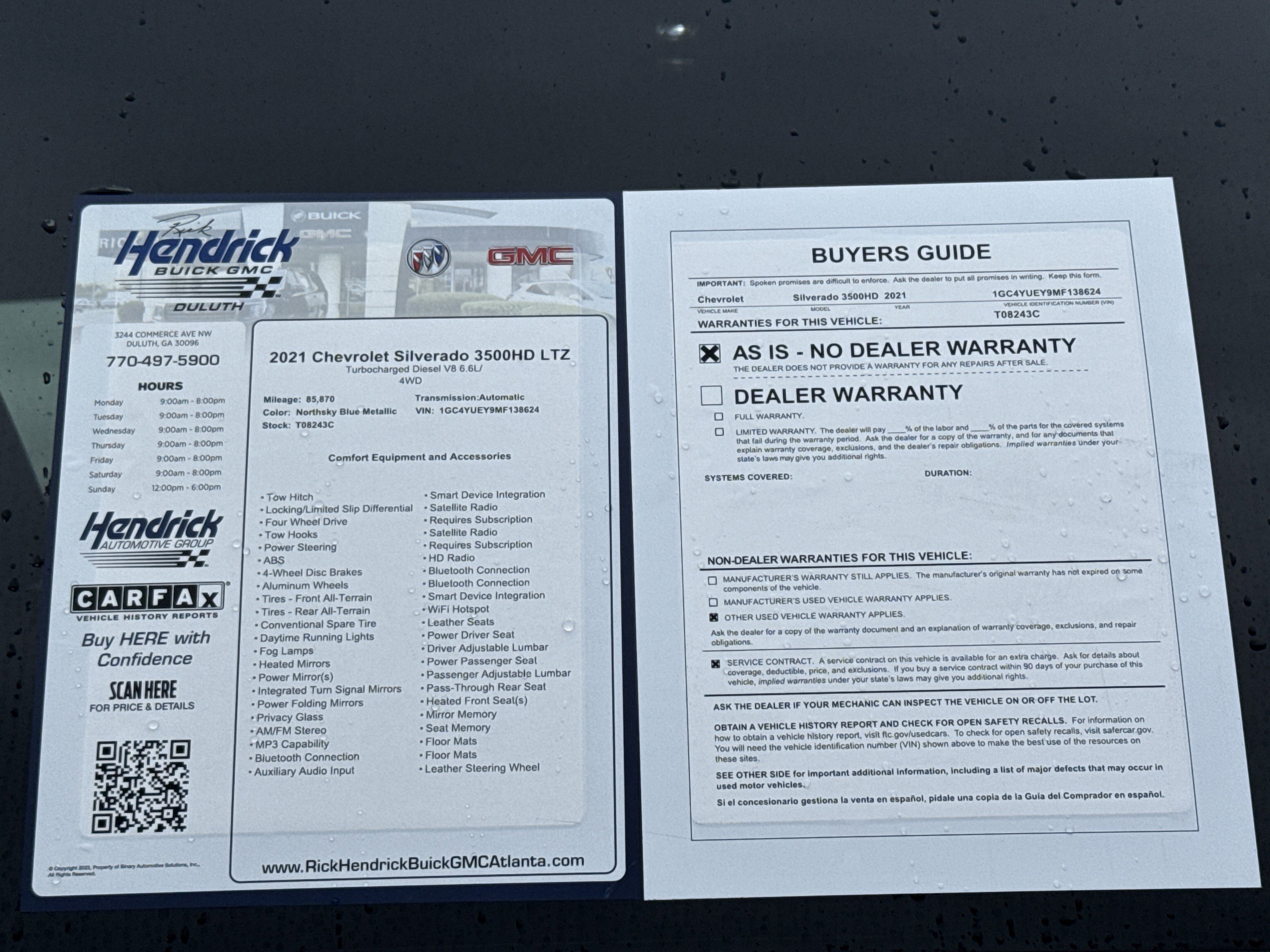 Used 2021 Chevrolet Silverado 3500 LTZ w/ LTZ Premium Package image 37